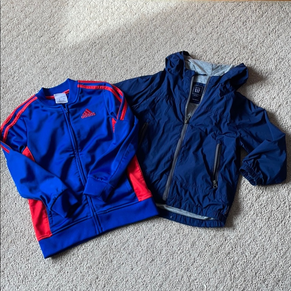 Spring Jackets Adidas (6) and Gap (5)